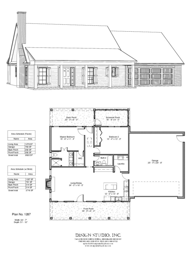 Plan #1287 | Design Studio