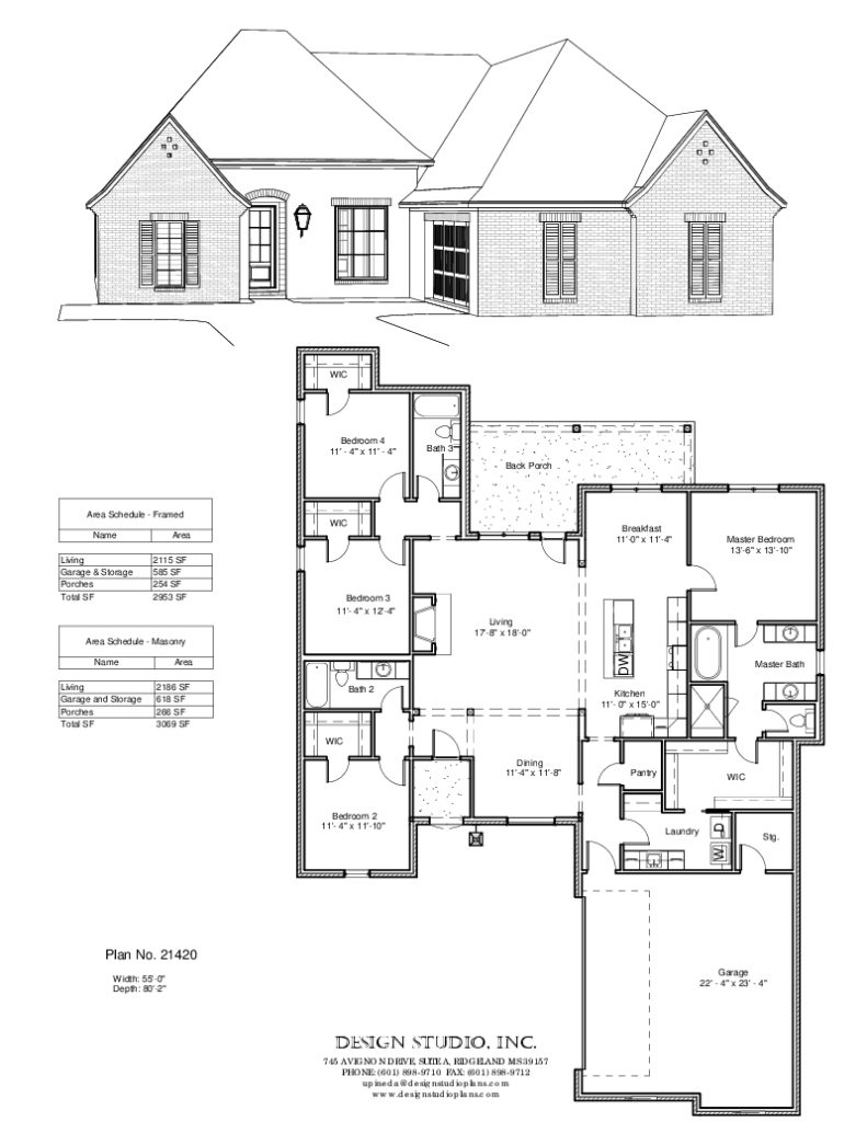 Plan #21420 | Design Studio