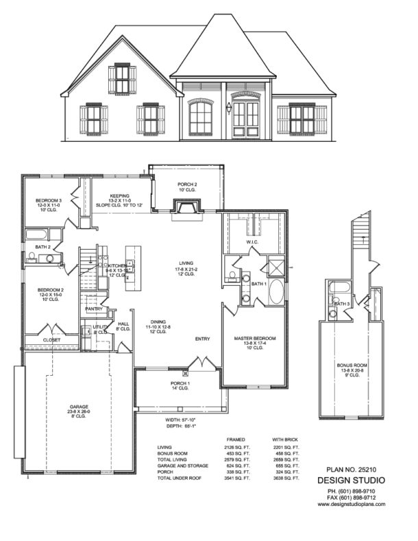 Plan #25210 | Design Studio