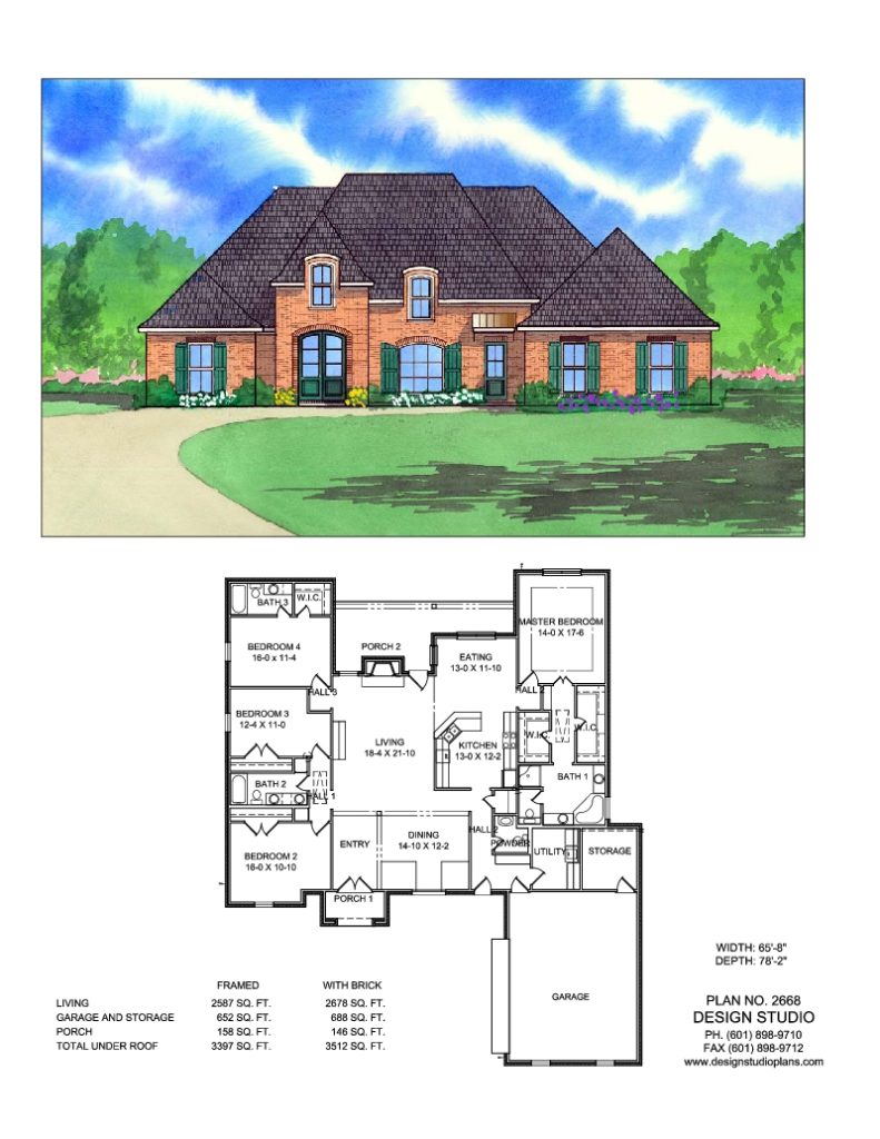 Plan #2668 | Design Studio