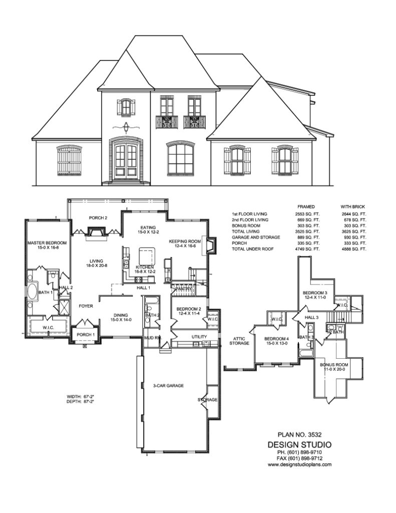 Plan #3532 | Design Studio