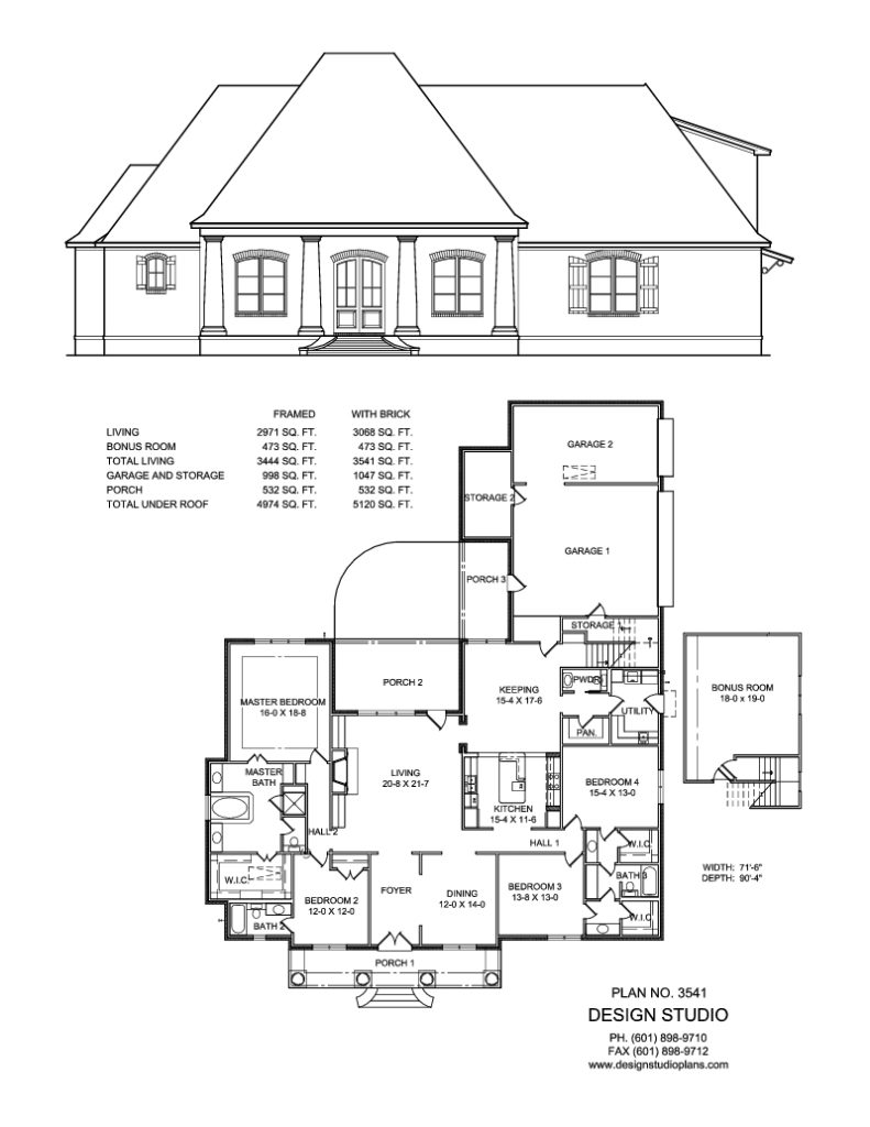 Plan #3541 | Design Studio