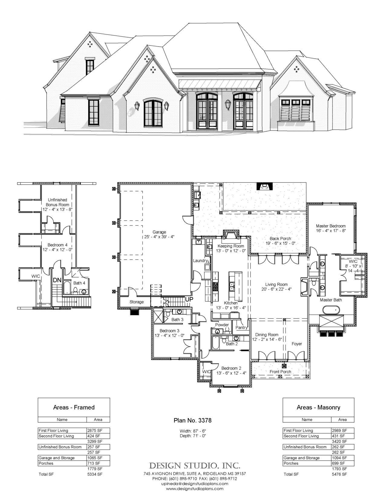 Plan #3378 | Design Studio