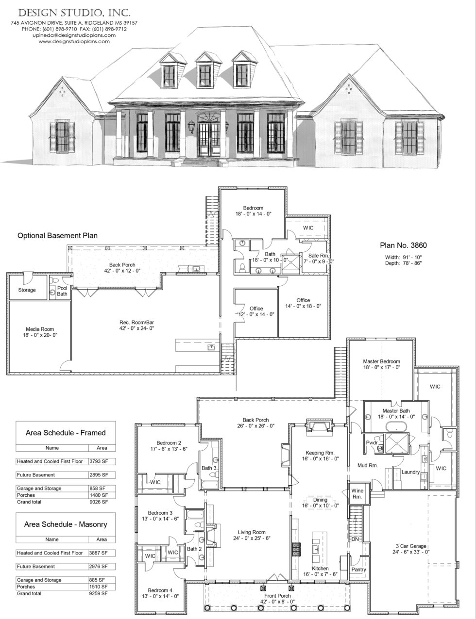Plan #3860 | Design Studio